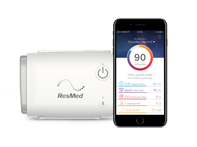 AirMini App therapy data follow up ResMed
